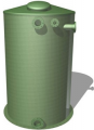 Вертикальная емкость из стеклопластика V=4 м3 - Эко-Фабрика-производитель очистных систем,бельепровода и мусоропровода