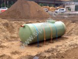 Резервуар накопительный подземный  из стеклопластика V=10 м 3 - Эко-Фабрика-производитель очистных систем,бельепровода и мусоропровода