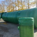 Отгрузка накопительного резервуара 40 м3 из стеклопластика под хоз-бытовые сточные воды - Эко-Фабрика-производитель очистных систем,бельепровода и мусоропровода