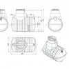 Емкость подземная U 2000 - Эко-Фабрика-производитель очистных систем,бельепровода и мусоропровода