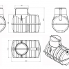 Емкость подземная U 3000 - Эко-Фабрика-производитель очистных систем,бельепровода и мусоропровода
