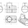 Емкость подземная U 3000 oil - Эко-Фабрика-производитель очистных систем,бельепровода и мусоропровода