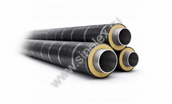 Труба в ППУ изоляции - Эко-Фабрика-производитель очистных систем,бельепровода и мусоропровода