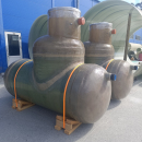 Отгрузка химстойких емкостей из стеклопластика - Эко-Фабрика-производитель очистных систем,бельепровода и мусоропровода